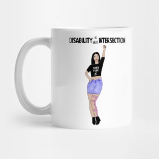 Disability is an Intersection Leg Brace Mug